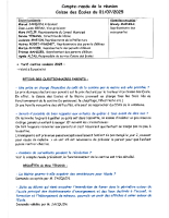 CR Caisse écoles du 1 JUILLET 2025