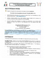 CANTINE NOTE RENTREE 2022 2023