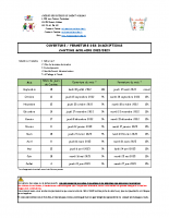 OUVERTURES FERMETURES CANTINE ANNEE SCOLAIRE 2022 2023