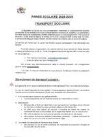 REGLEMENT TRANSPORT SCOLAIRE 2024-2025