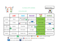 repas 2 au 8 juin 2025