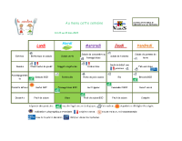 repas 23 au 29 juin 2025