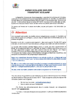 REGLEMENT TRANSPORT SCOLAIRE 2025-2026
