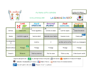 repas du 13 au 19 octobre 2025