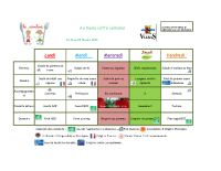 repas du 16 au 22 février 2026