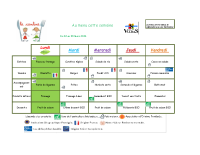 repas du 2 au 8 mars 2026