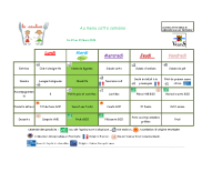 repas du 23 au 29 mars 2026