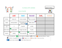 repas du 11 au 17 mai 2026