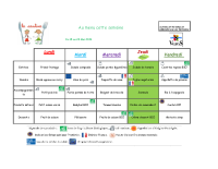 repas du 18 au 24 mai 2026